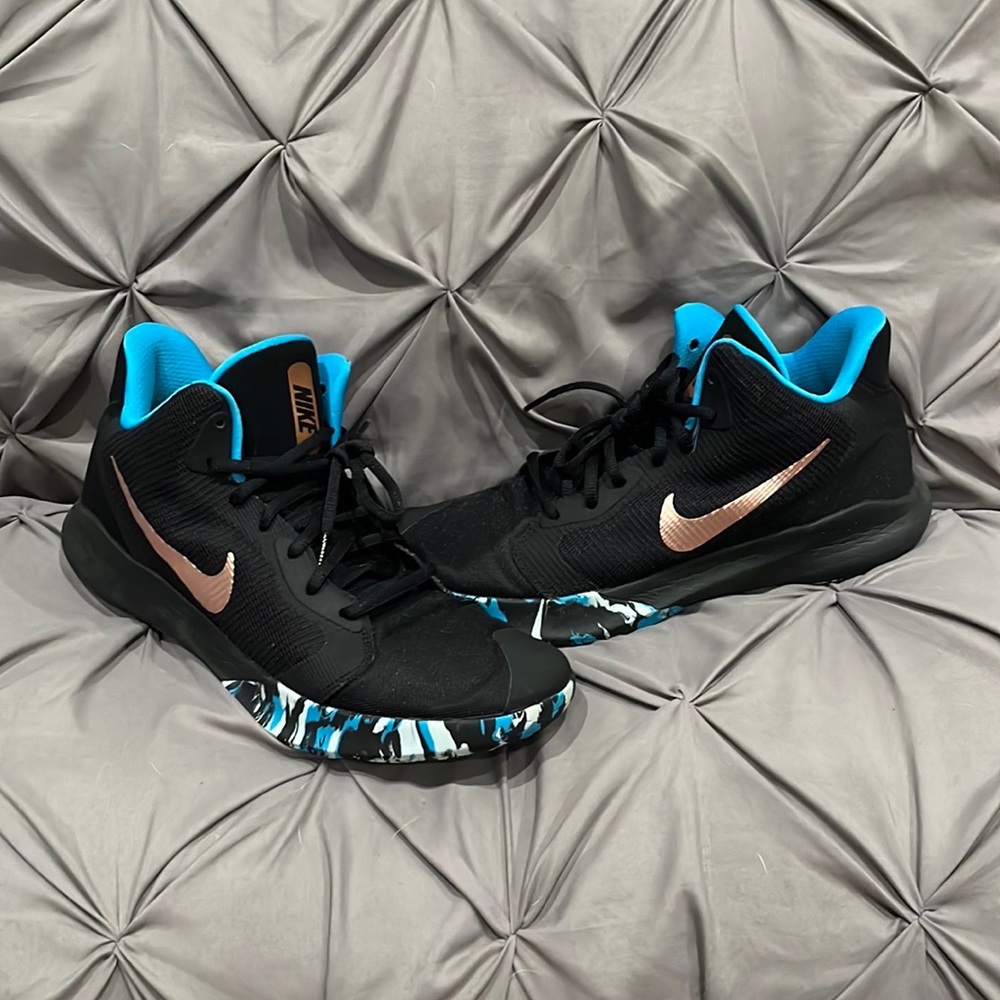 Nike Mens Precision 3 Blue Camo Sole - Size 11